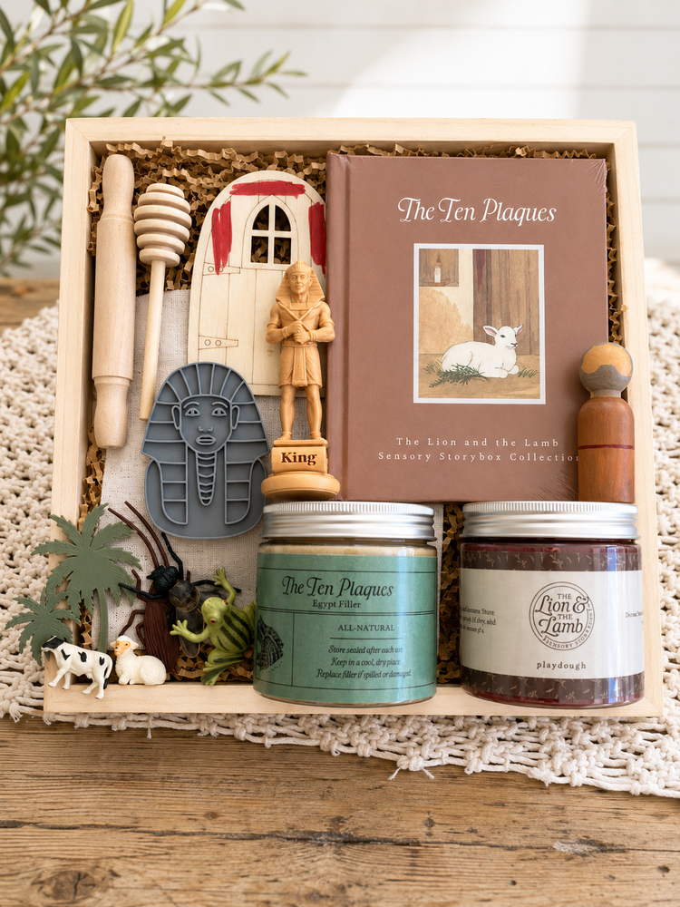 The Ten Plagues Sensory Storybox