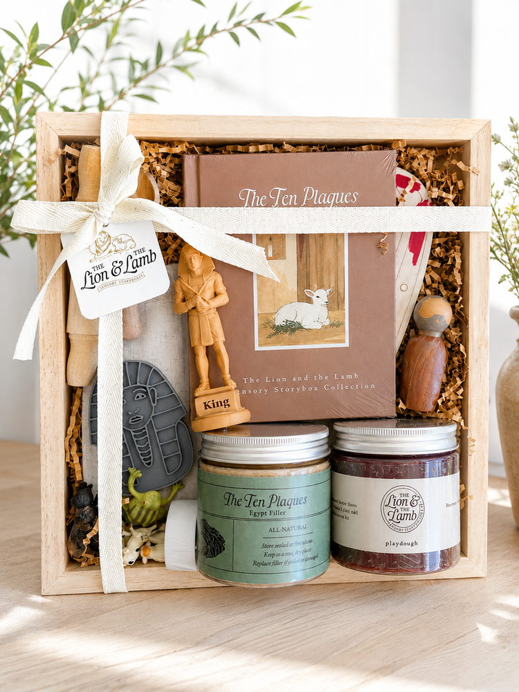 The Ten Plagues Sensory Storybox