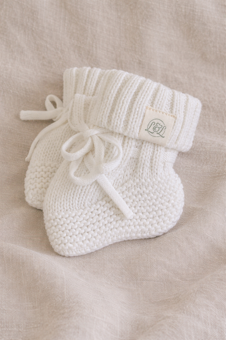 Knit Baby Booties