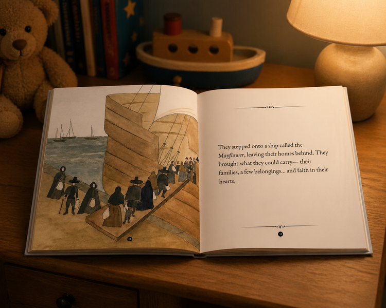 One Nation Under God Sensory Storybox