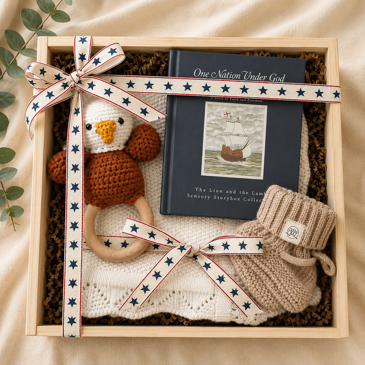 One Nation Under God Heirloom Baby Gift Set