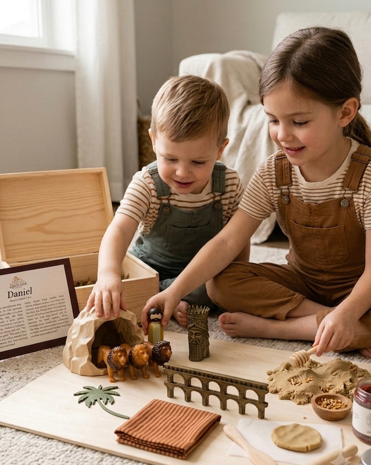 Daniel in the Lion's Den – Sensory Storybox