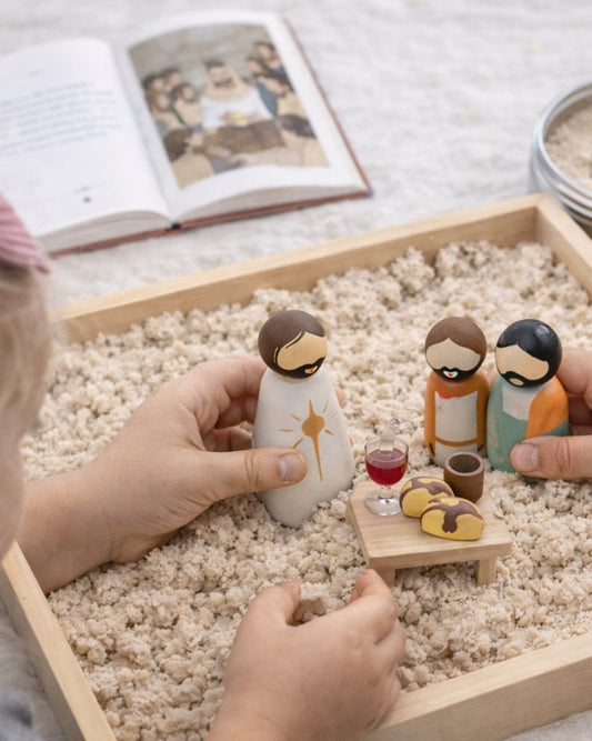 Wooden Sensory Play Tray