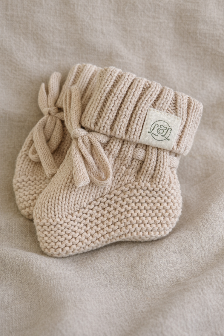 Knit Baby Booties