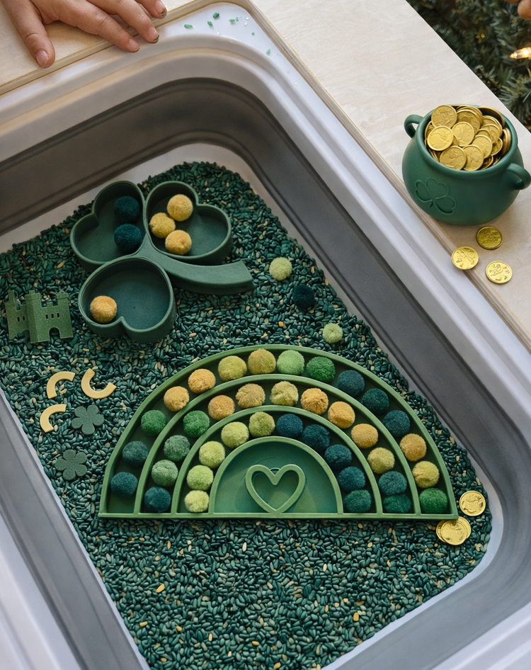 Rainbow Sensory Tray