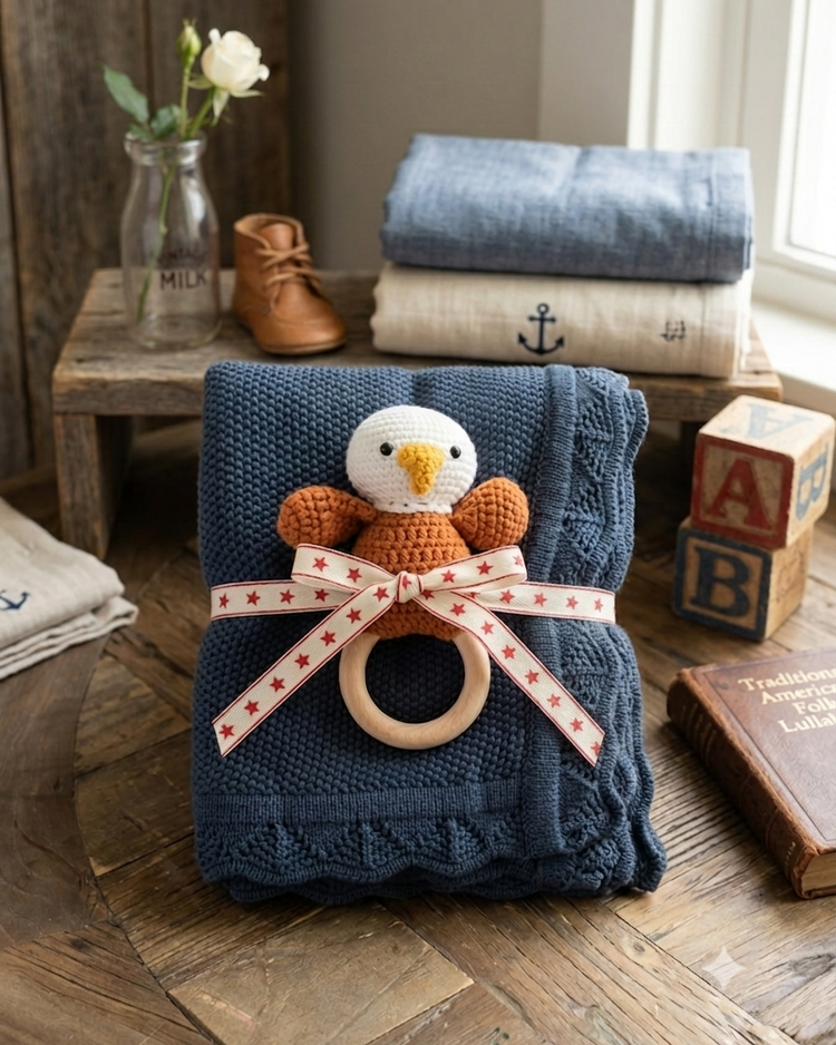 One Nation Under God Heirloom Baby Gift Set