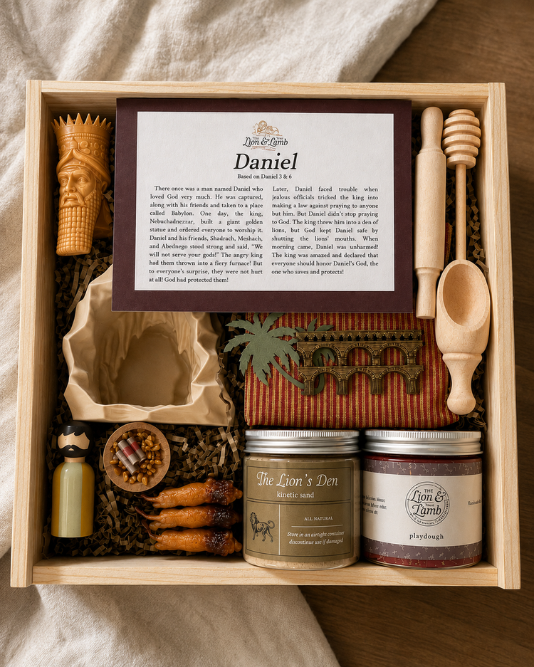 Daniel in the Lion's Den – Sensory Storybox