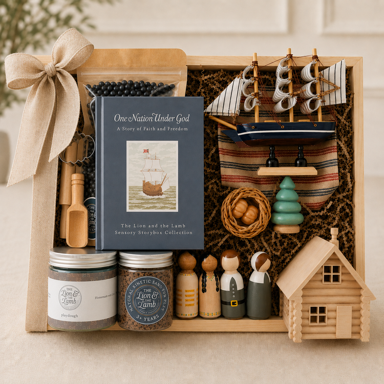 One Nation Under God Sensory Storybox