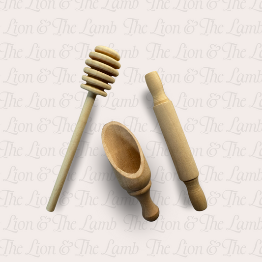 Wooden Tool Trio